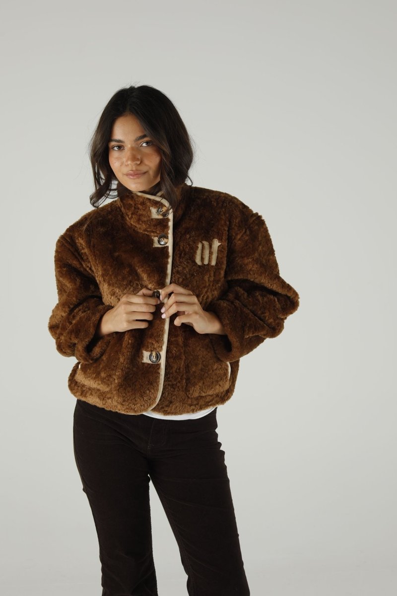 COAT REBECCA OCRE XS/S OCRE - ONE TEE