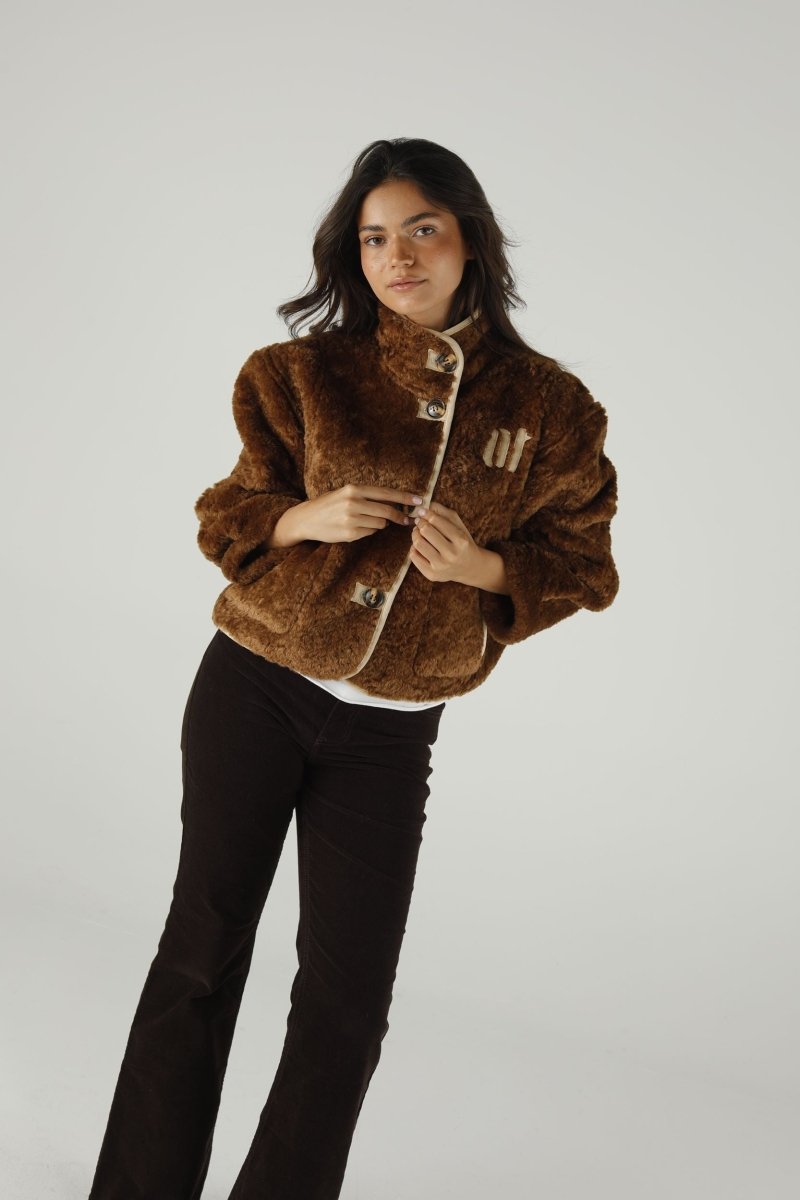 COAT REBECCA OCRE XS/S OCRE - ONE TEE