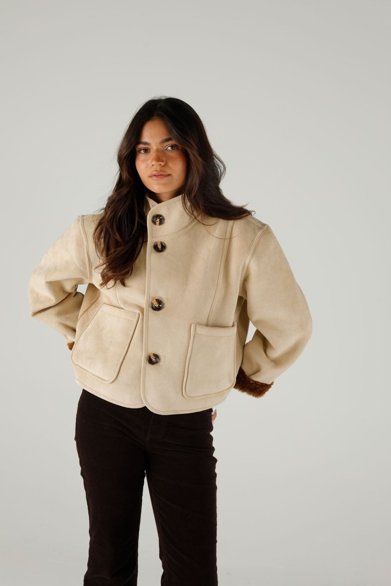 COAT REBECCA OCRE XS/S OCRE - ONE TEE