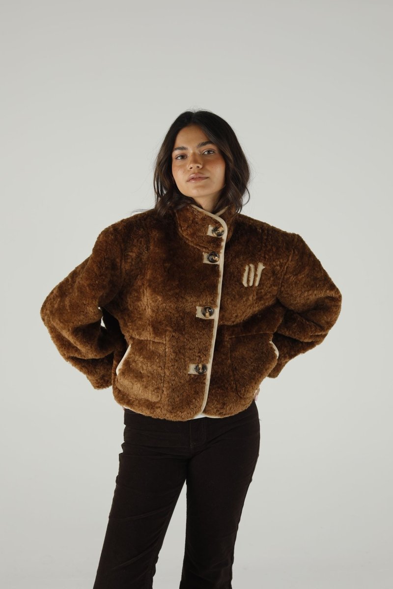 COAT REBECCA OCRE XS/S OCRE - ONE TEE