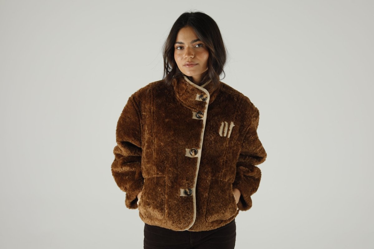COAT REBECCA OCRE XS/S OCRE - ONE TEE