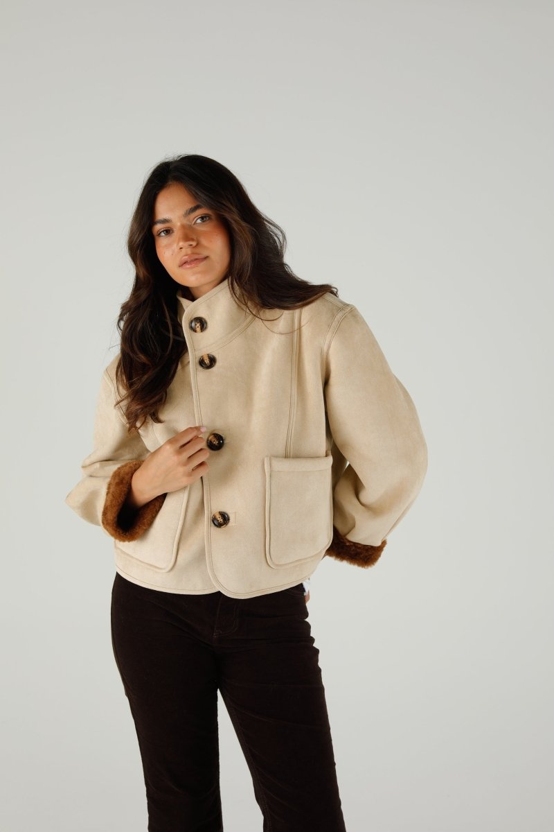 COAT REBECCA OCRE XS/S OCRE - ONE TEE