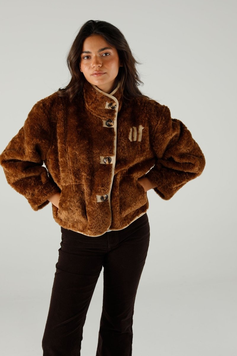 COAT REBECCA OCRE XS/S OCRE - ONE TEE