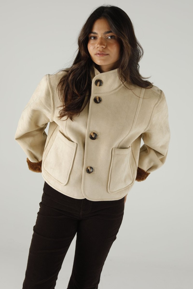 COAT REBECCA OCRE XS/S OCRE - ONE TEE