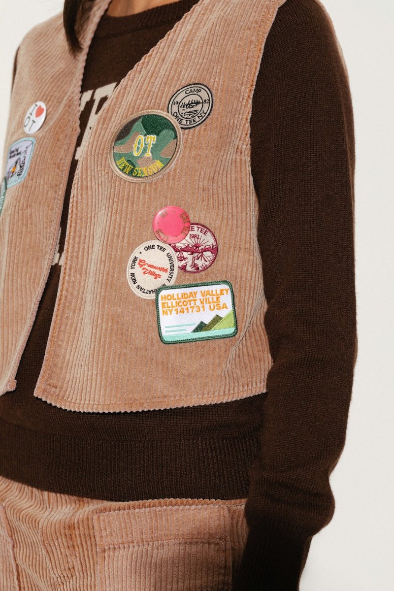 GILET CHARLOTTE HONEY S/M - ONE TEE