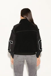 GILET SHERPA ERIKA BLACK S/M - ONE TEE