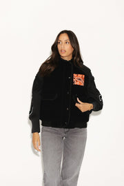 GILET SHERPA ERIKA BLACK S/M - ONE TEE