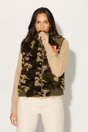 GILET SHERPA ERIKA WHITE S/M - ONE TEE