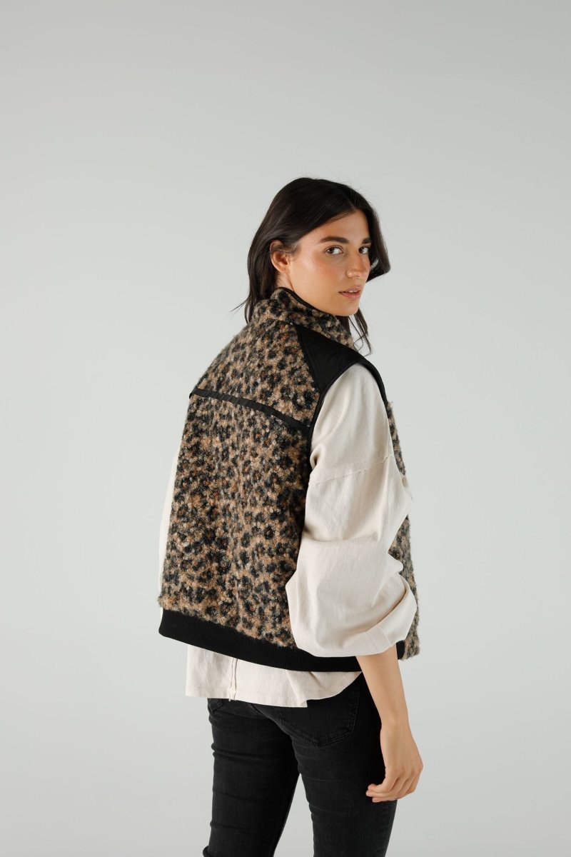 JACKET ERIKA LEOPARD XS/S LEOPARD - ONE TEE