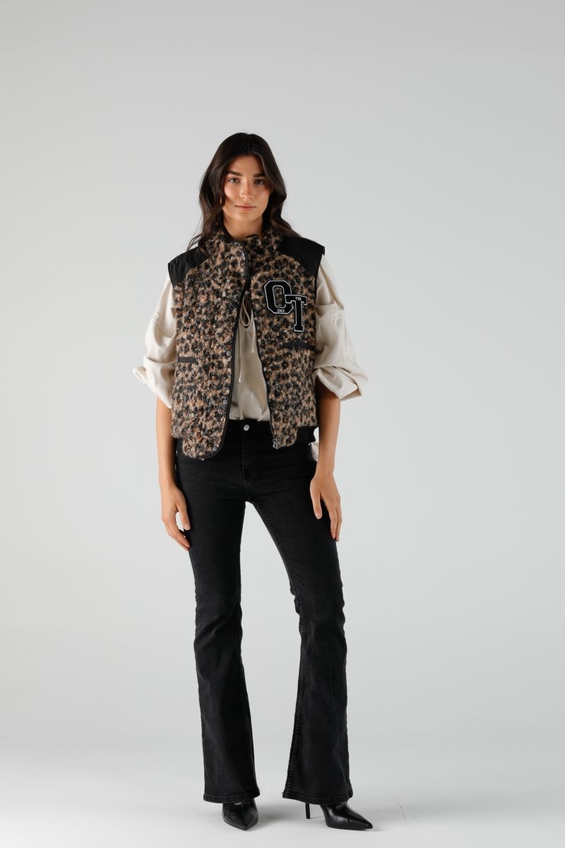 JACKET ERIKA LEOPARD XS/S LEOPARD - ONE TEE