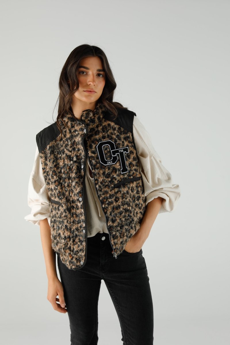JACKET ERIKA LEOPARD XS/S LEOPARD - ONE TEE