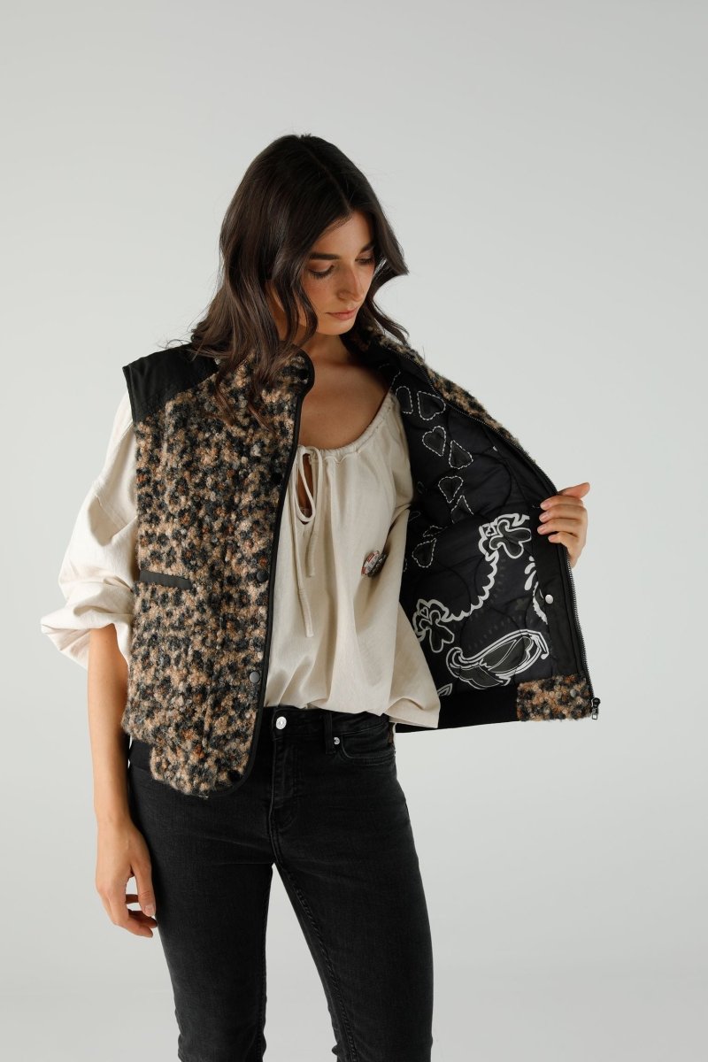 JACKET ERIKA LEOPARD XS/S LEOPARD - ONE TEE