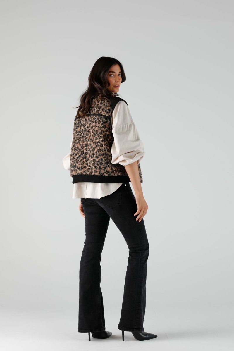 JACKET ERIKA LEOPARD XS/S LEOPARD - ONE TEE