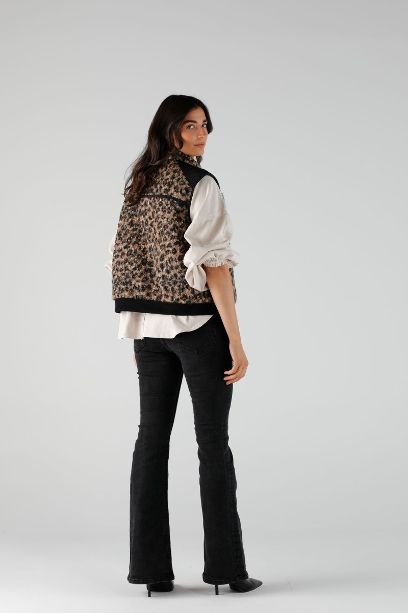 JACKET ERIKA LEOPARD XS/S LEOPARD - ONE TEE