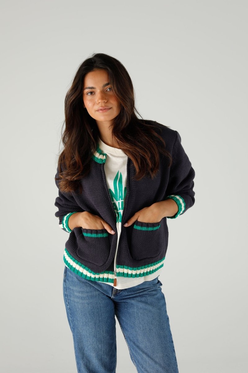 JACKET IRENE INDIGO XS/S INDIGO - ONE TEE