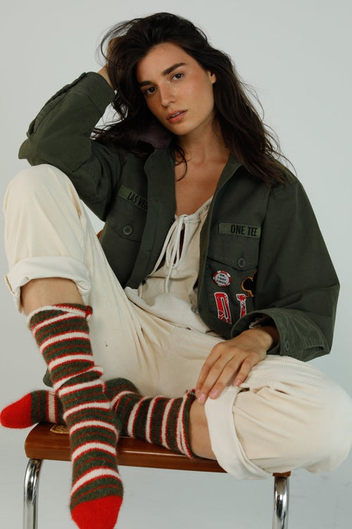 JACKET RITA KHAKI XS/S KAKI - ONE TEE