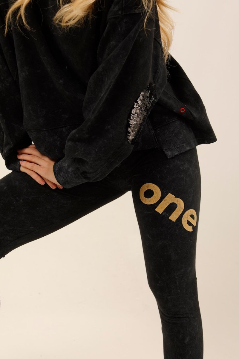 LEGGING LENNY CARBONE S/M - ONE TEE