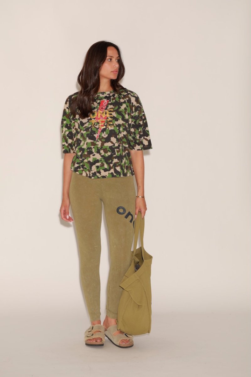 LEGGING LENNY KAKI S/M - ONE TEE