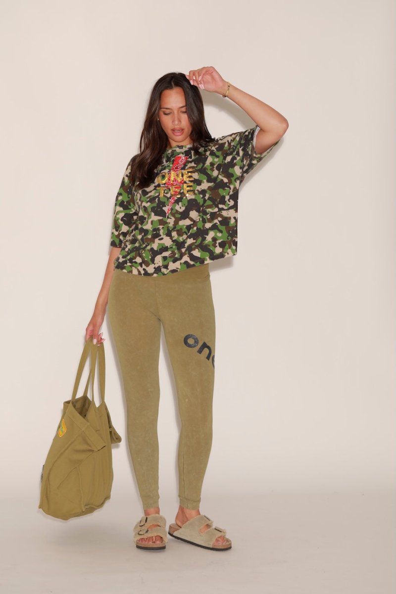 LEGGING LENNY KAKI S/M - ONE TEE