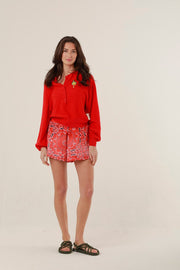 PULL HALINA RED XS - ONE TEE