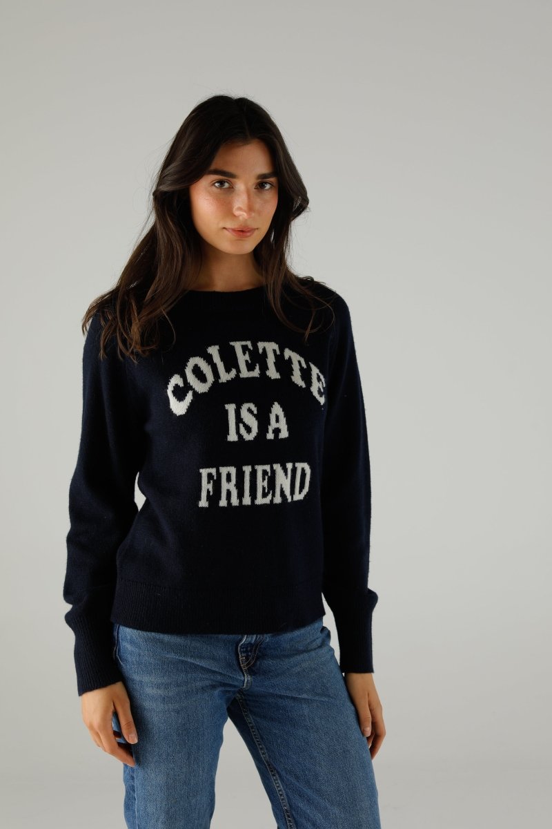 PULL JANICE INDIGO XS INDIGO - ONE TEE