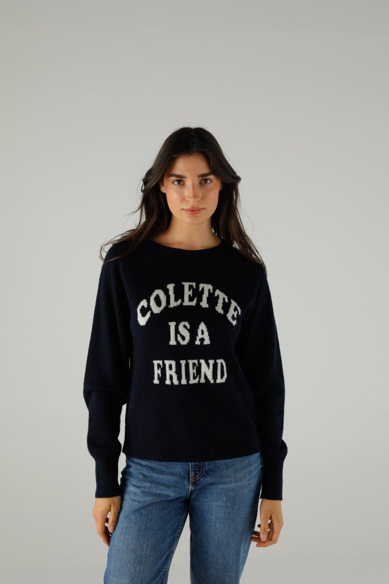 PULL JANICE INDIGO XS INDIGO - ONE TEE