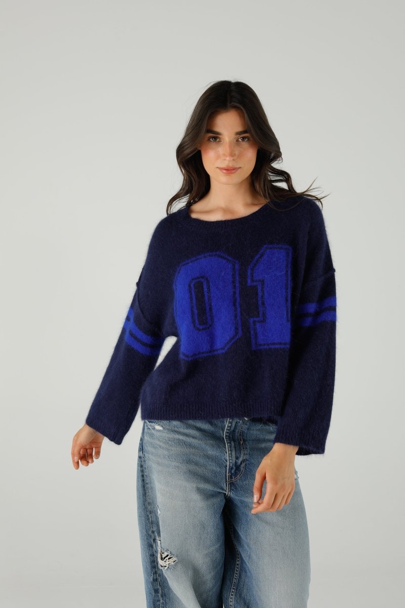PULL NAOMI INDIGO XS INDIGO - ONE TEE