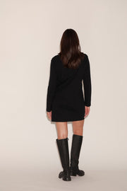 ROBE ANGIE BLACK / SEQUIN NOIR XS - ONE TEE