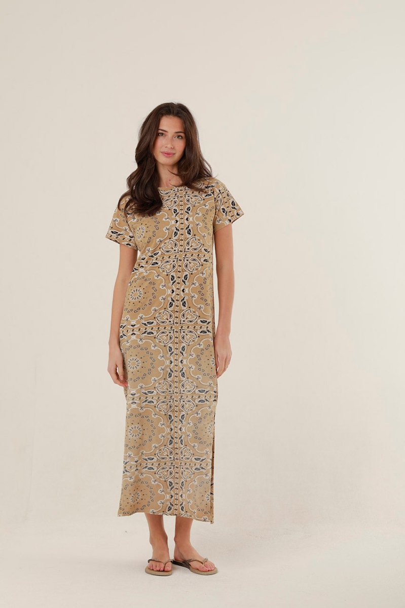 ROBE LONGUE HENRY SAND XS - ONE TEE