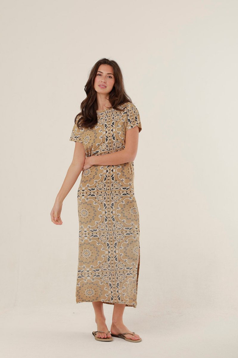 ROBE LONGUE HENRY SAND XS - ONE TEE
