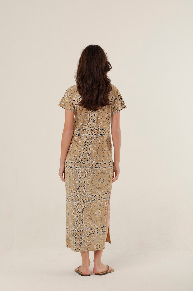 ROBE LONGUE HENRY SAND XS - ONE TEE