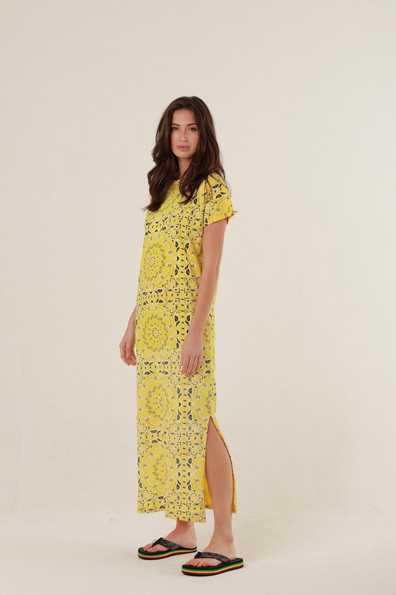 ROBE LONGUE HENRY YELLOW XS - ONE TEE