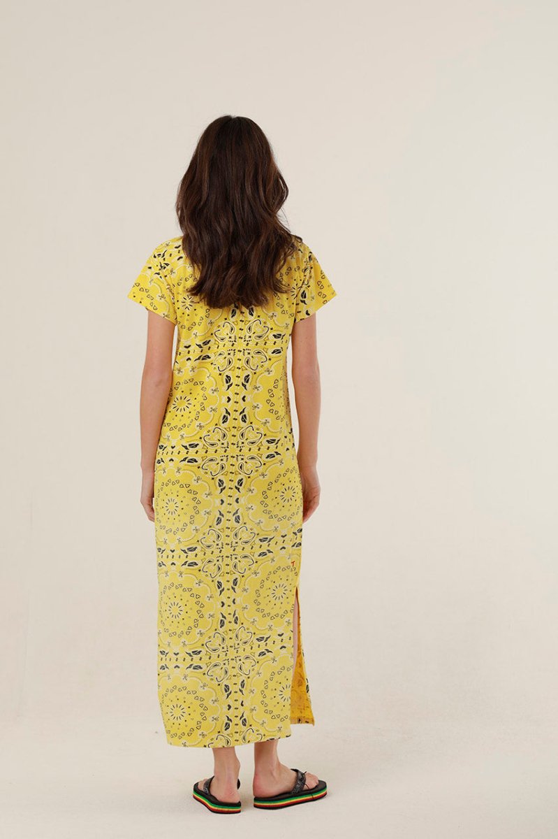 ROBE LONGUE HENRY YELLOW XS - ONE TEE