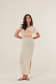 ROBE MARGARETH MILK XS - ONE TEE