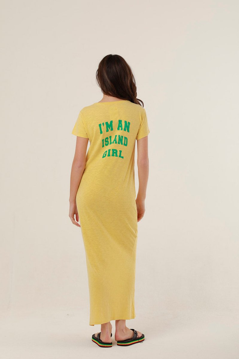 ROBE MARGARETH YELLOW XS - ONE TEE