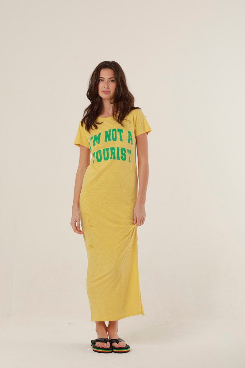 ROBE MARGARETH YELLOW XS - ONE TEE