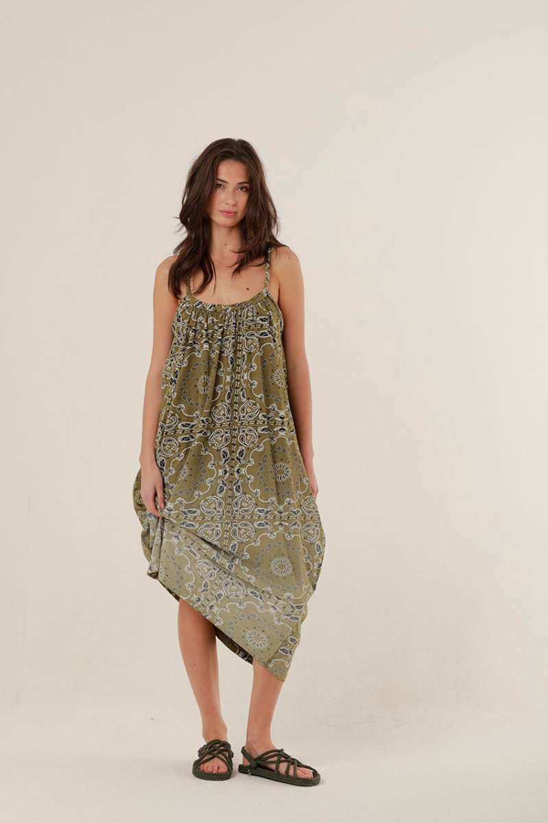 ROBE MERYL KAKI XS - ONE TEE