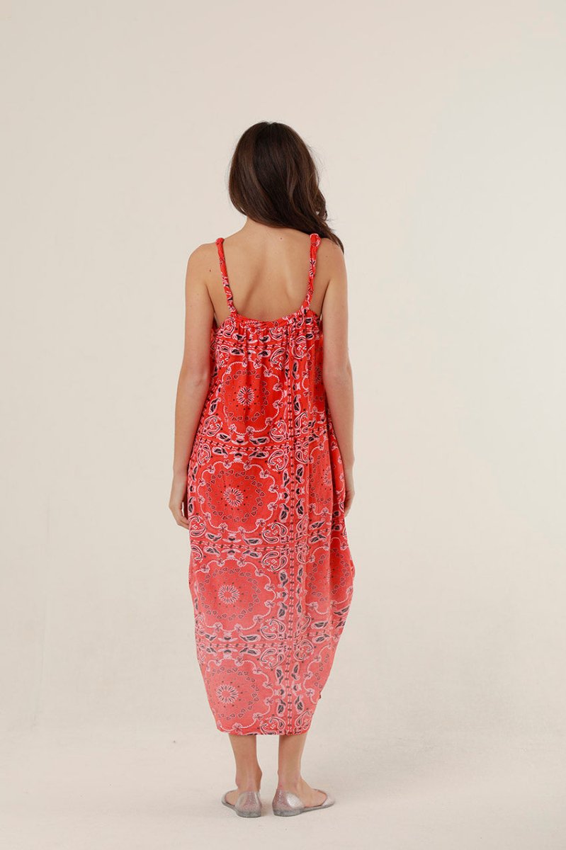 ROBE MERYL RED XS - ONE TEE