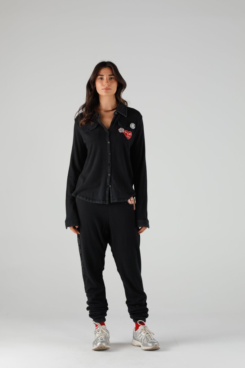 SHIRT TESS BLACK XS/S BLACK - ONE TEE