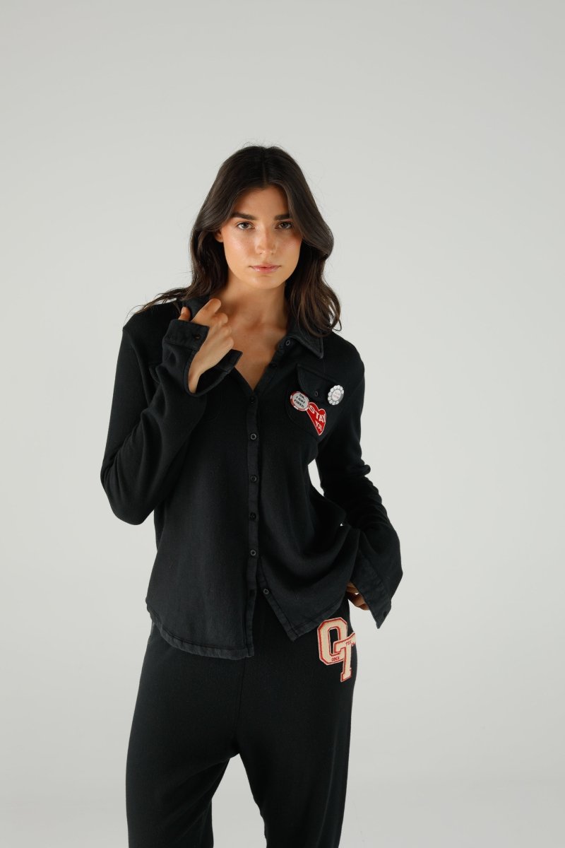 SHIRT TESS BLACK XS/S BLACK - ONE TEE
