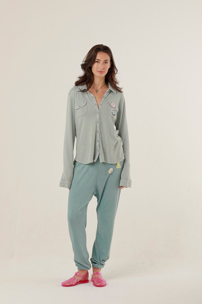 SHIRT TESS STONE BLUE XS/S - ONE TEE