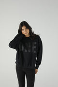 SWEAT ALAN BLACK XS/S BLACK - ONE TEE