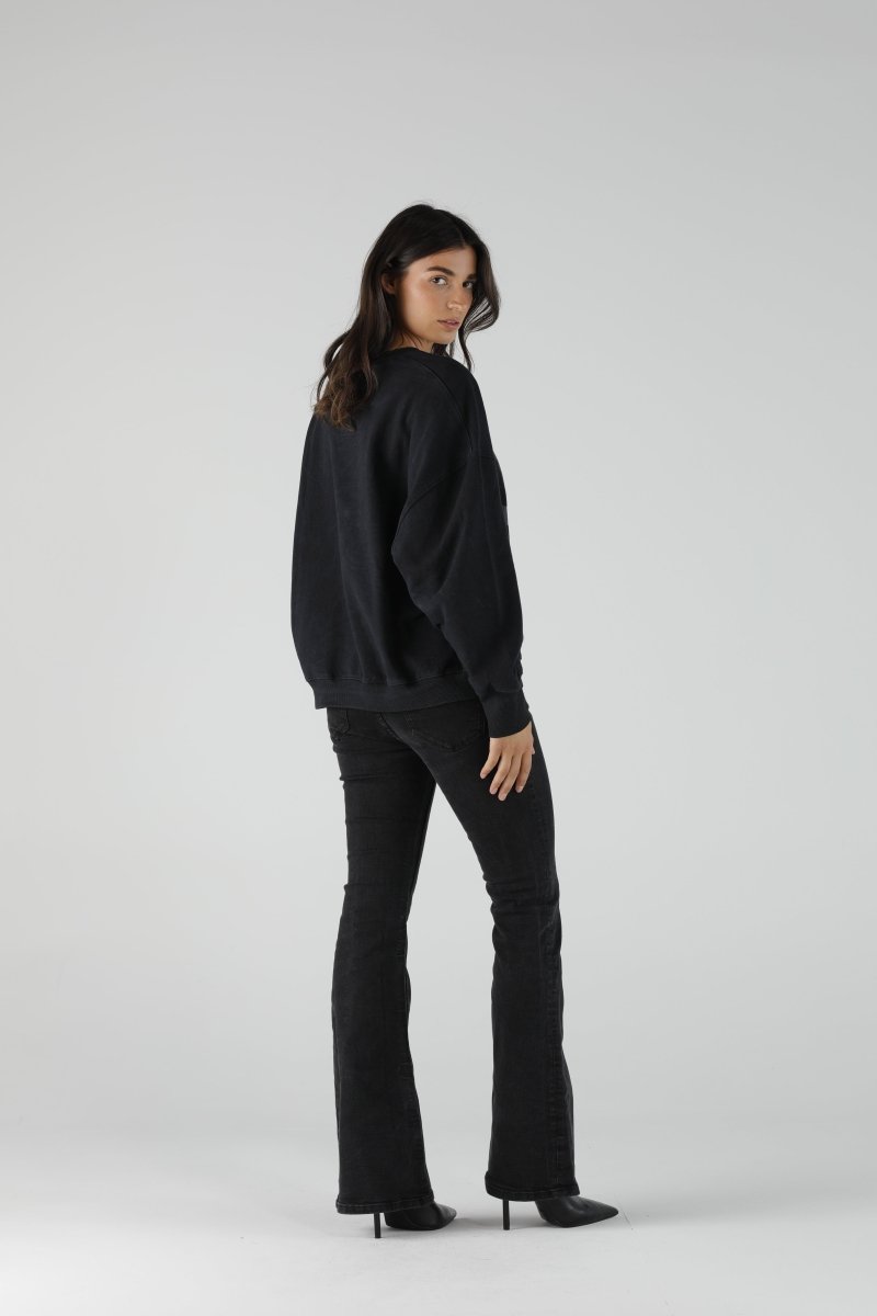 SWEAT ALAN BLACK XS/S BLACK - ONE TEE