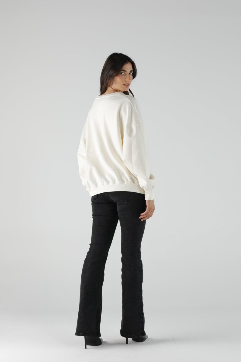 SWEAT ALAN IVORY XS/S IVORY - ONE TEE