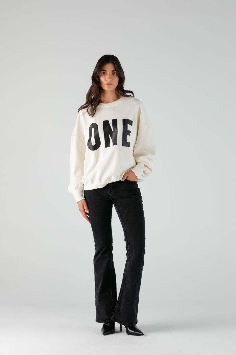 SWEAT ALAN IVORY XS/S IVORY - ONE TEE