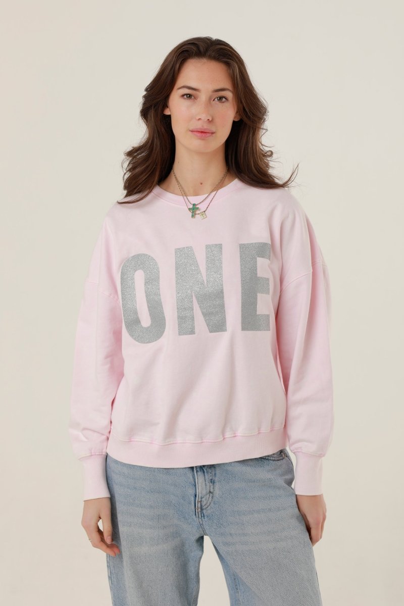 SWEAT ALAN LIGHT PINK XS/S - ONE TEE