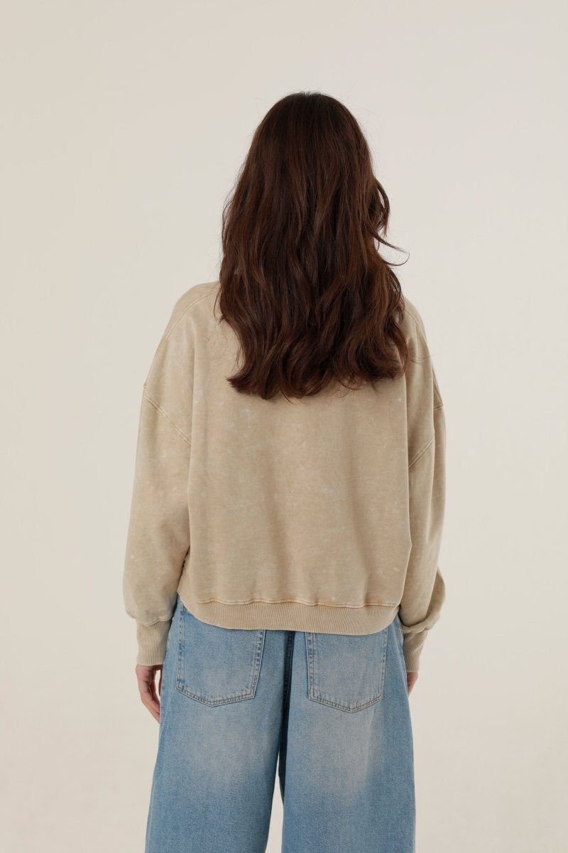 SWEAT ALAN SAND XS/S - ONE TEE
