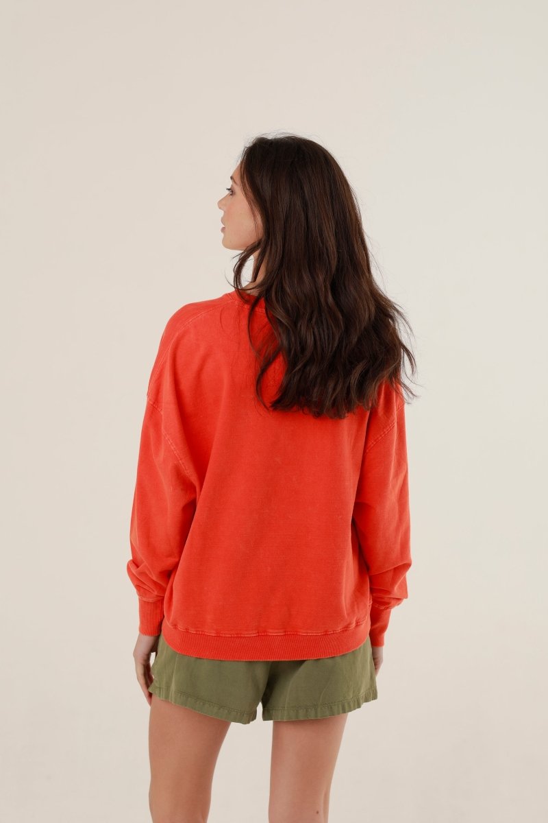 SWEAT ANGIE RED XS/S - ONE TEE
