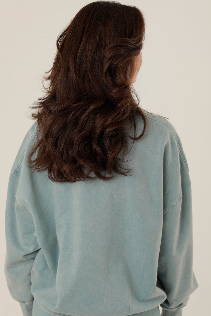 SWEAT ANGIE STONE BLUE XS/S - ONE TEE