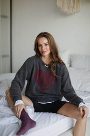 SWEAT ANNAS CARBONE XS - ONE TEE